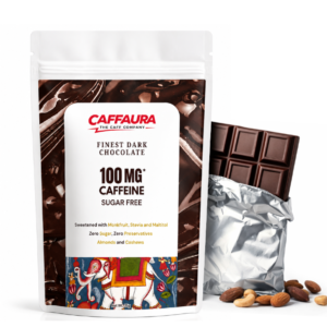 Dark Caffeinated Chocolate (Sugarfree) 100mg